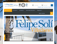 Tablet Screenshot of iesfelipesolis.com